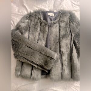 Skies are Blue Faux Jacket